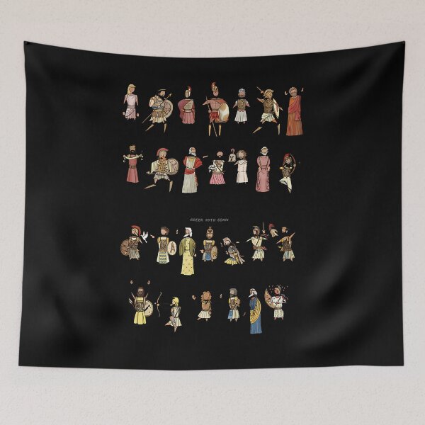 Item preview, Heroes Of The Iliad Big Version - Greek Myth Comix designed and sold by LoriSandra.