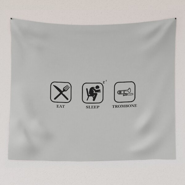 Item preview, Eat Sleep Trombone designed and sold by Gramophone Cafe.