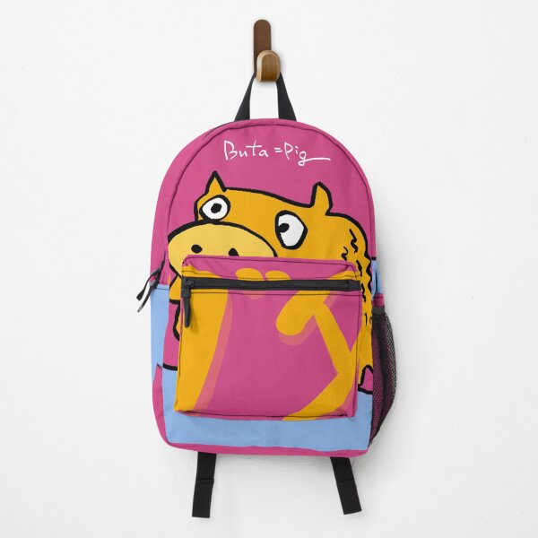 Item preview, Buta the Pig - Japanese Katakana Doodle on Pink, Japanese Word Art designed and sold by Red Onion.