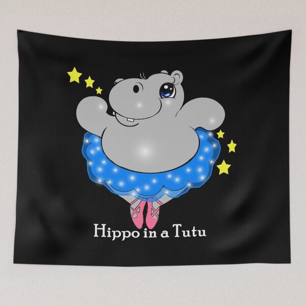 Item preview, Hippo in a Tutu designed and sold by Shirley cute art .