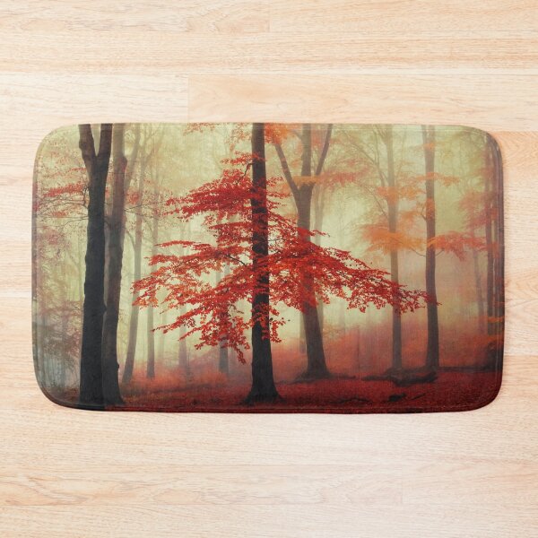 Item preview, Fall in Red - Beech Tree with Fall Foliage designed and sold by Dyrk Wyst Redbubble Shop.