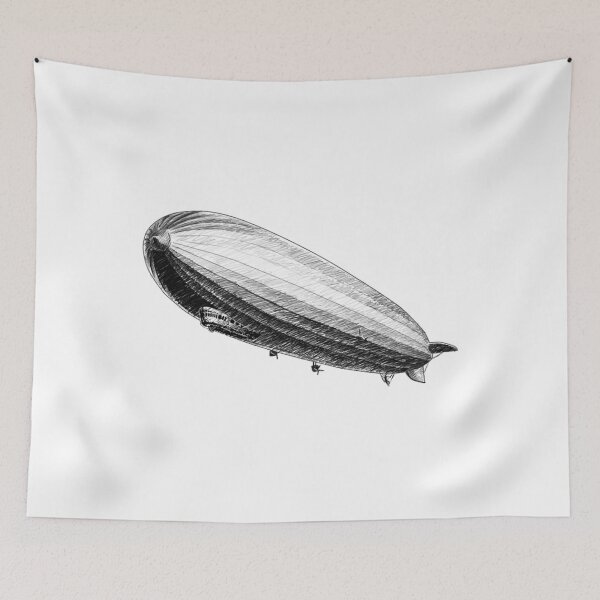 Item preview, Historical Zeppelin Airship Sketch designed and sold by LoriSandra.