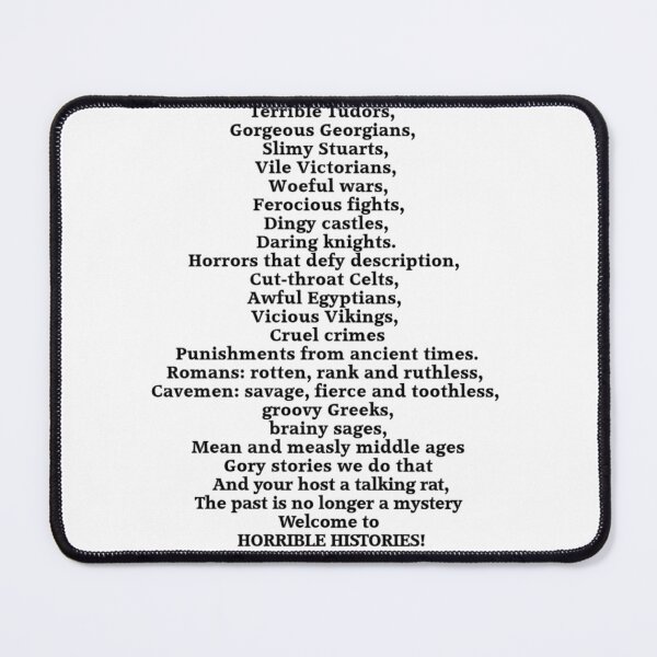 Item preview, Horrible Histories Theme Song designed and sold by LoriSandra.
