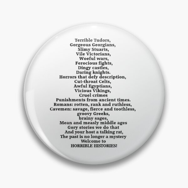 Item preview, Horrible Histories Theme Song designed and sold by LoriSandra.