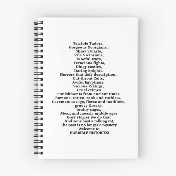 Item preview, Horrible Histories Theme Song designed and sold by LoriSandra.