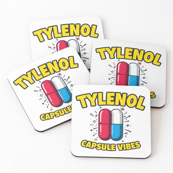 Item preview, Tylenol Capsule Vibes Funny Retro Sticker – Bold Cartoon Pill Design designed and sold by SassyArtist9006.