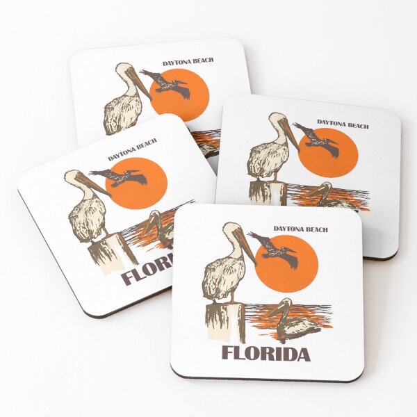 Item preview, Vintage Daytona Beach Florida 70s80s Style Tourist Souvenir  designed and sold by ElainArtemis.