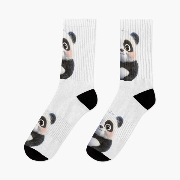 Item preview, WHIMSICAL PANDA BEAR Animal Art | Cute 3D Cartoon designed and sold by WHITE FLAME PRINTS.