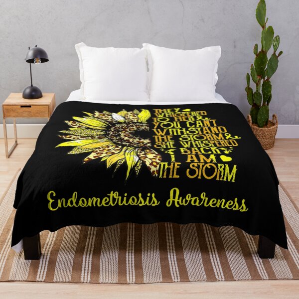 Item preview, I Am The Storm Sunflower Leopard Endometriosis Awareness designed and sold by LoriSandra.