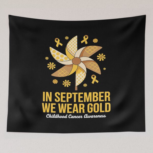 Item preview, in September We Wear Gold Childhood Cancer Awareness Kids designed and sold by August4Laughs25.
