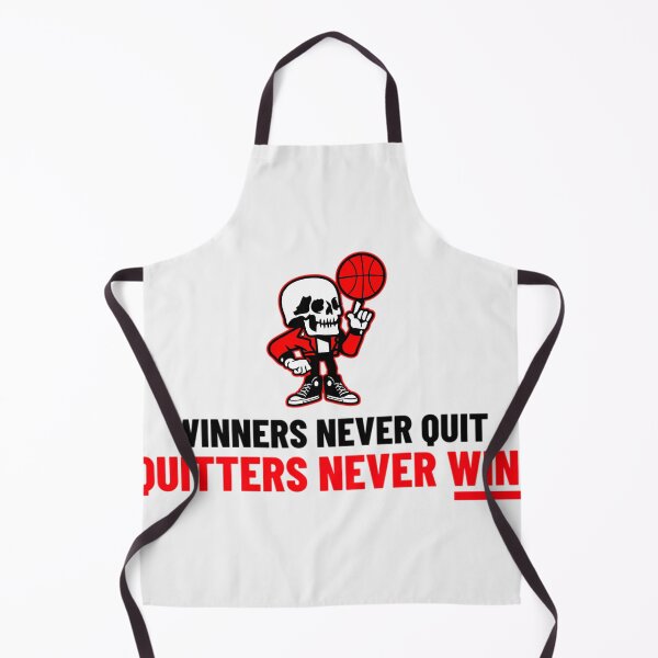 Item preview, Winners Never Quit Quitters Never Win Basketball designed and sold by kodyfee.