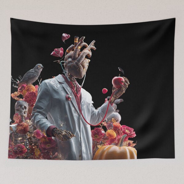 Item preview, Halloween cardiologist designed and sold by CrunchyGoats.