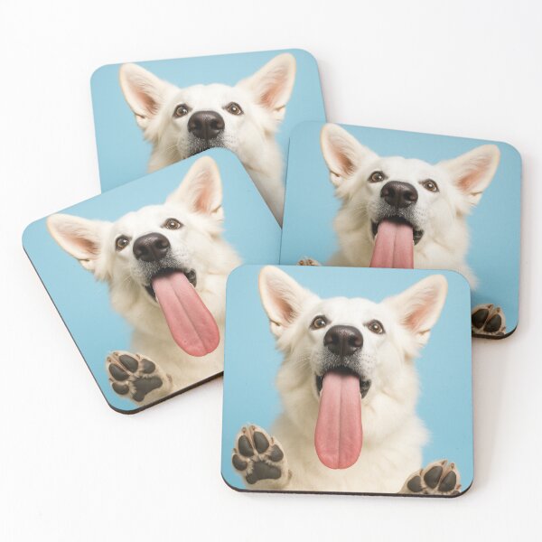 Item preview, Playful Swiss Shepherd Dog Funny Portrait designed and sold by Flying Doggo.