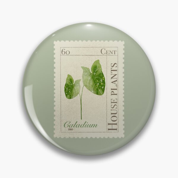 Item preview, Vintage Caladium plant stamp designed and sold by NirHevlin.