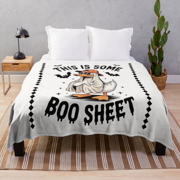 Item preview, This is some boo duck spooky  funny sheet halloween designed and sold by VladoZork.