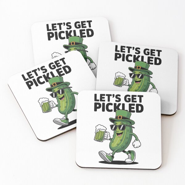 Item preview, Let's Get Pickled Pickle Aesthetic St Patricks Day designed and sold by HellD3vil-Art.