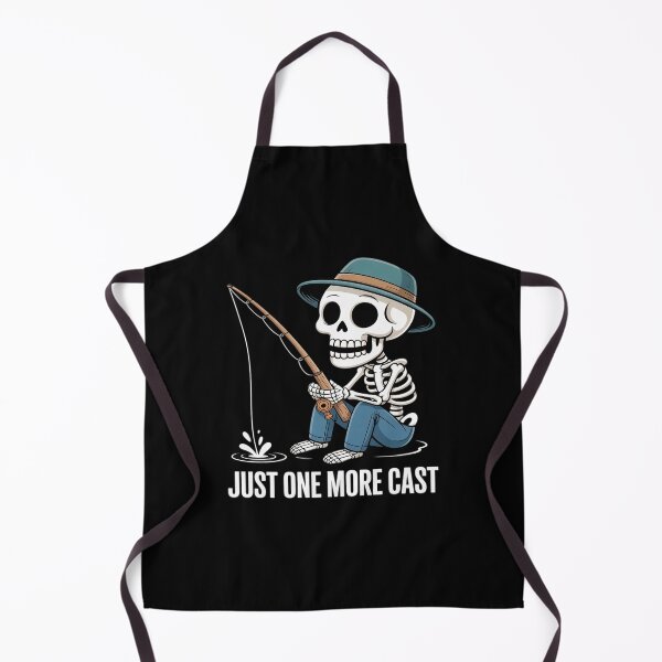 Item preview, Just One More Cast Quote Funny Skeleton Fishing designed and sold by Idarmotar.