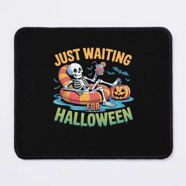 Item preview, Just Waiting for Halloween Spooky Skeleton Summer Halloween Men Women designed and sold by Idarmotar.