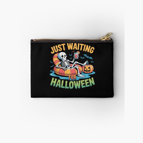 Item preview, Just Waiting for Halloween Spooky Skeleton Summer Halloween Men Women designed and sold by Idarmotar.