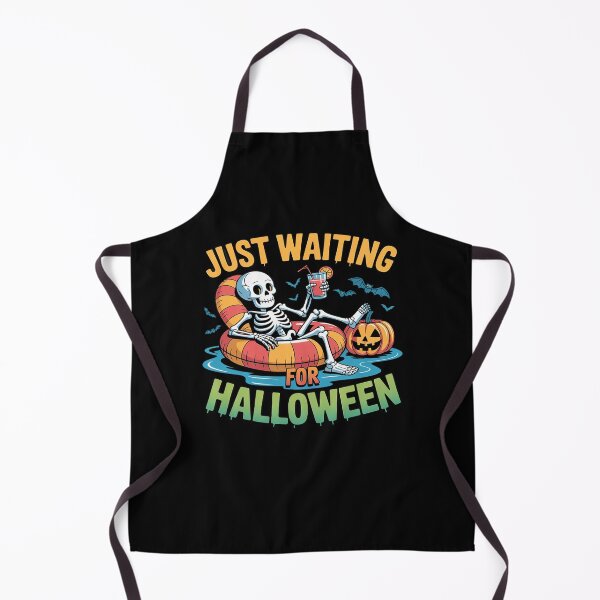 Item preview, Just Waiting for Halloween Spooky Skeleton Summer Halloween Men Women designed and sold by Idarmotar.