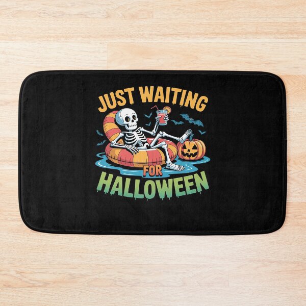 Item preview, Just Waiting for Halloween Spooky Skeleton Summer Halloween Men Women designed and sold by Idarmotar.