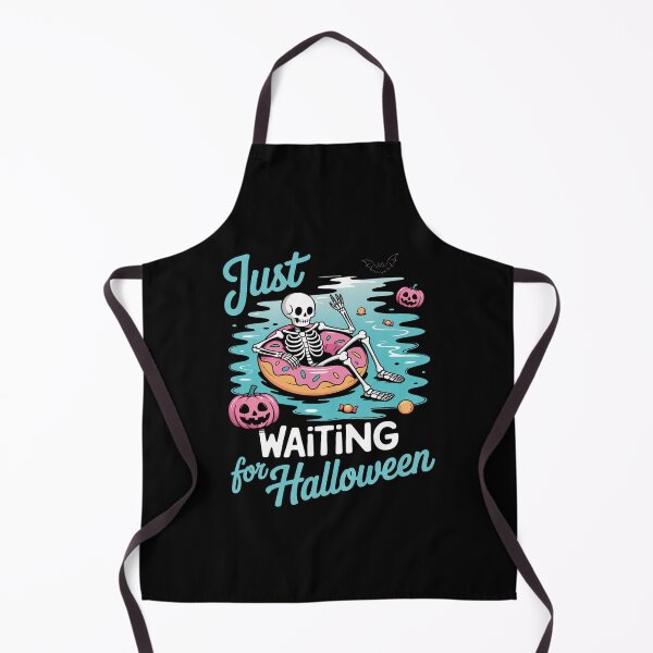 Item preview, Just Waiting For Halloween Spooky Skeleton Summer Halloween designed and sold by Idarmotar.