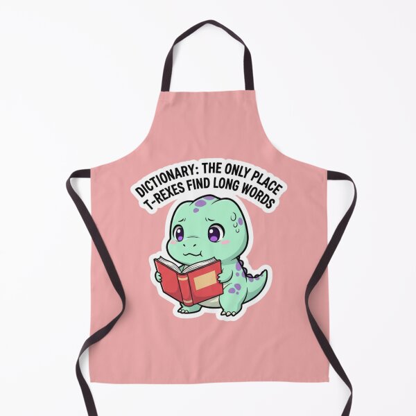 Item preview, Adorable Green Dinosaur with Book Reading Humor Literary Joke Quote Sticker designed and sold by bvdesignart.