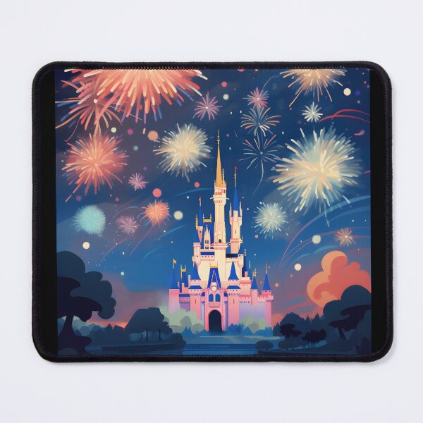 Item preview, Magical Fairy Tale Castle with Fireworks Night Sky designed and sold by rexhepchixran.