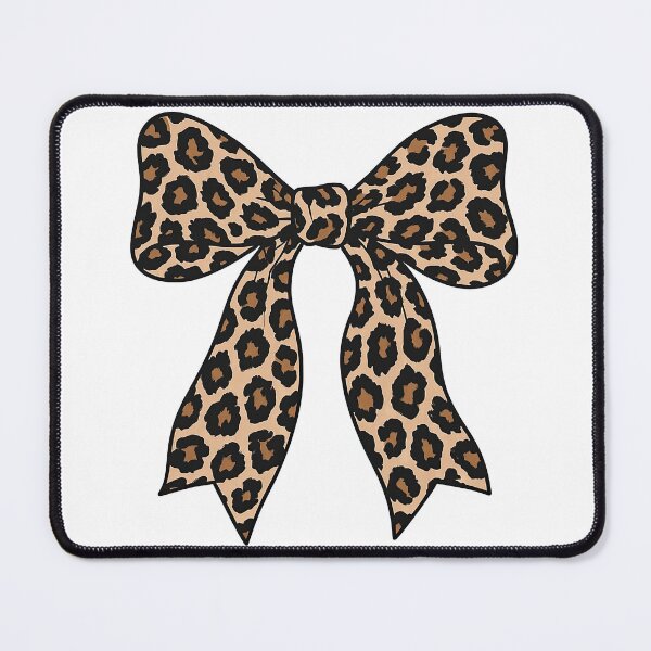 Item preview, Leopard Pattern Bow Ribbon Illustration designed and sold by ArtfulWeave.