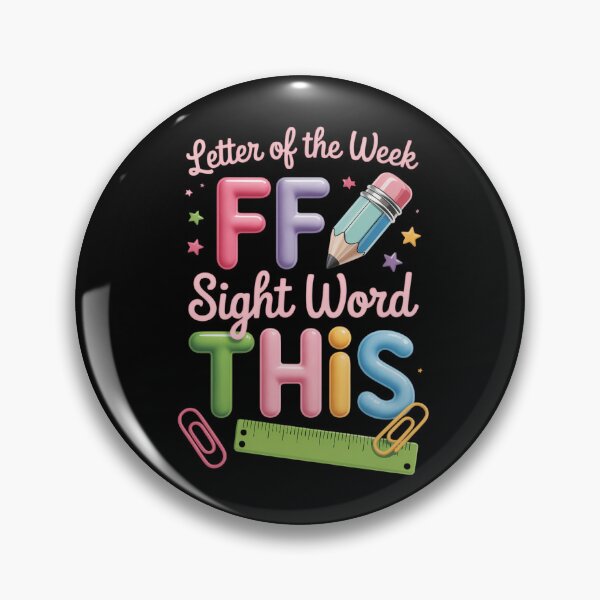 Item preview, Letter of the Week _F_ Sight Word _This_ Teacher designed and sold by HellD3vil-Art.
