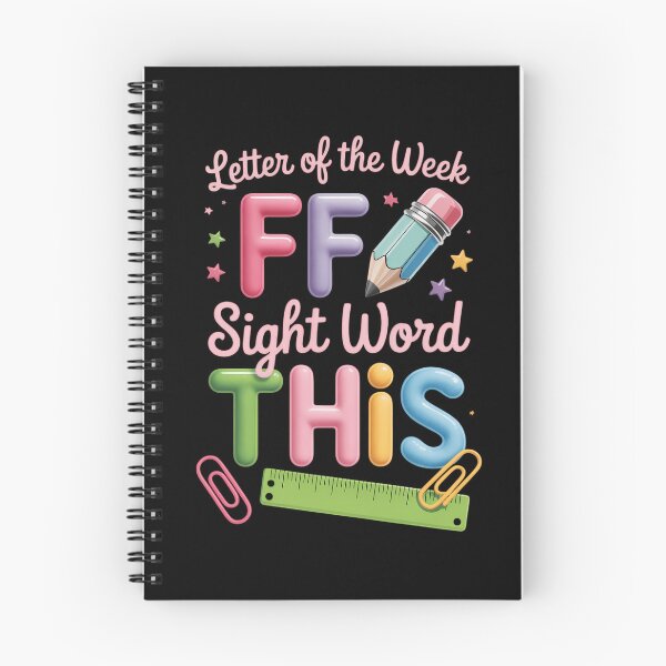 Item preview, Letter of the Week _F_ Sight Word _This_ Teacher designed and sold by HellD3vil-Art.