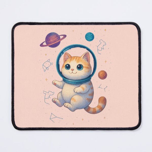 Item preview, Cosmic traveling cat designed and sold by DesignShopAD.