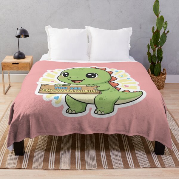 Item preview, Cute Baby Dinosaur You Are Enormousaurus Funny Pun Positive Affirmation Gift designed and sold by bvdesignart.