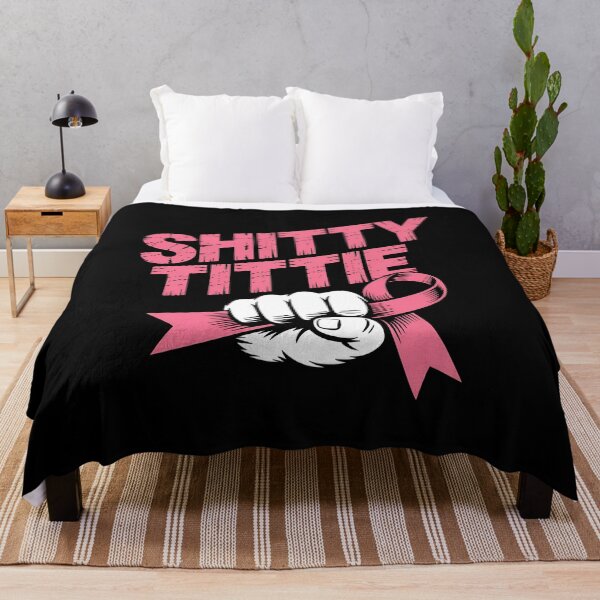 Item preview, Shitty Tittie - Perfect gift for breast cancer survivors, fighters, and supporters who wear their strength with pride. designed and sold by ZyziowskyArt.