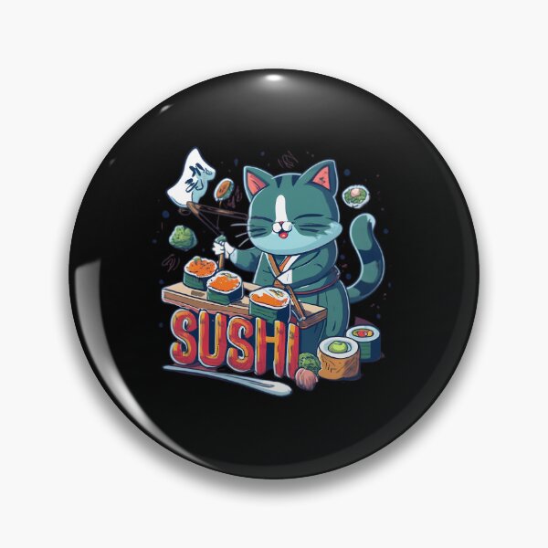 Item preview,  Cat Making Sushi Japan designed and sold by Dravienart.