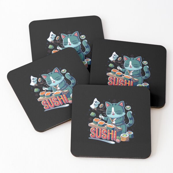Item preview,  Cat Making Sushi Japan designed and sold by Dravienart.