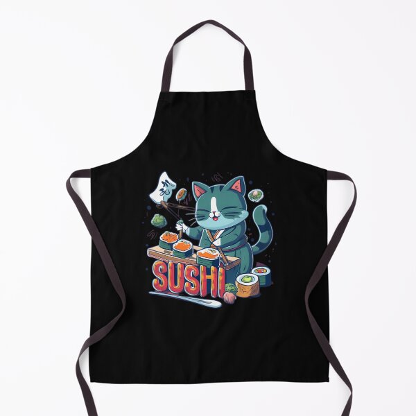 Item preview,  Cat Making Sushi Japan designed and sold by Dravienart.