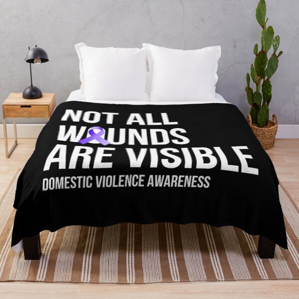 Item preview, Not All Wounds Are Visible Domestic Violence Awareness 		 designed and sold by htxpmgbmjq42.