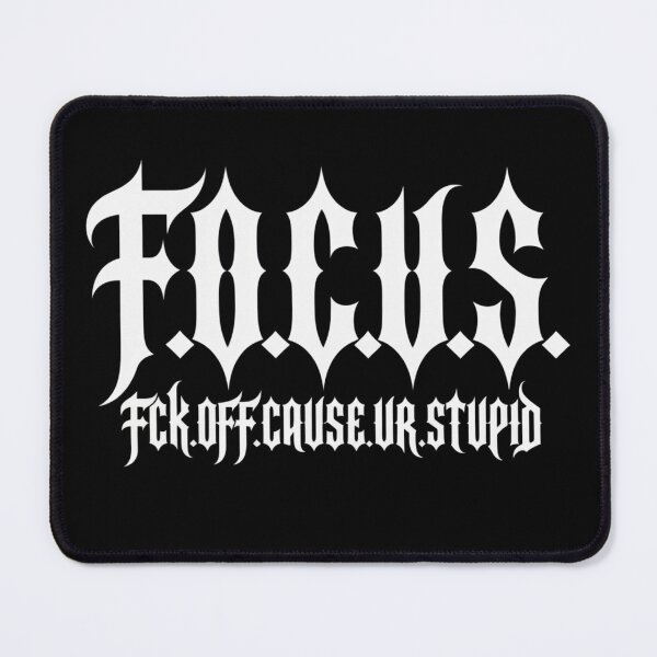 Item preview, F.O.C.U.S. Gothic Acronym - Dark Funny Metal Style designed and sold by RDRdesign.