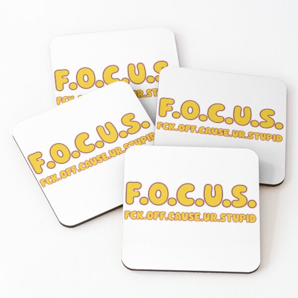 Item preview, F.O.C.U.S. Acronym - Bold Streetwear Humor Graphic Tee designed and sold by RDRdesign.