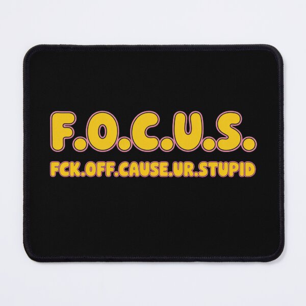 Item preview, F.O.C.U.S. Acronym - Bold Streetwear Humor Graphic Tee designed and sold by RDRdesign.