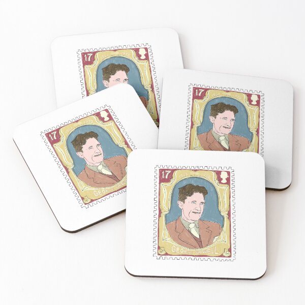 Item preview, George Orwell made-up stamp designed and sold by LamaLamaPNG.