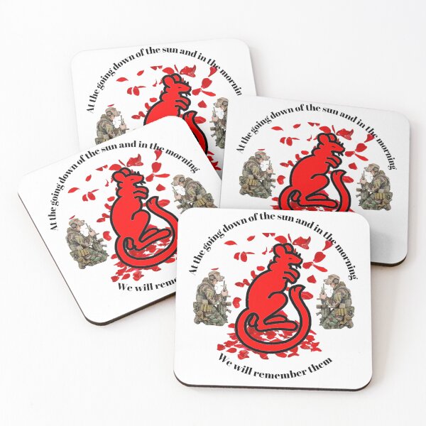 Item preview, The Desert Rats We will remember them designed and sold by Bootneckstore.