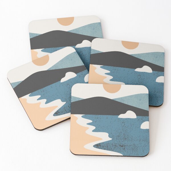 Item preview, Serene Coastal Landscape at Sunset designed and sold by MurellosArt.