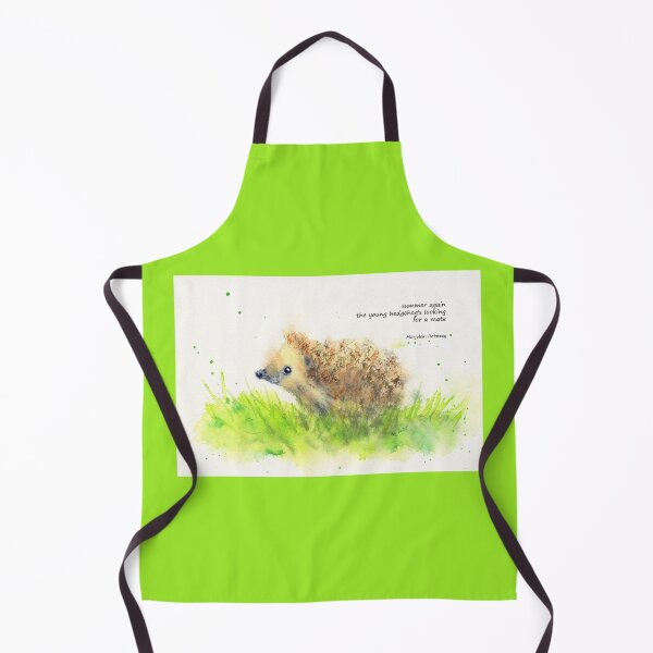 Item preview, Summer again hedgehog haiku English designed and sold by KarenKaspar.