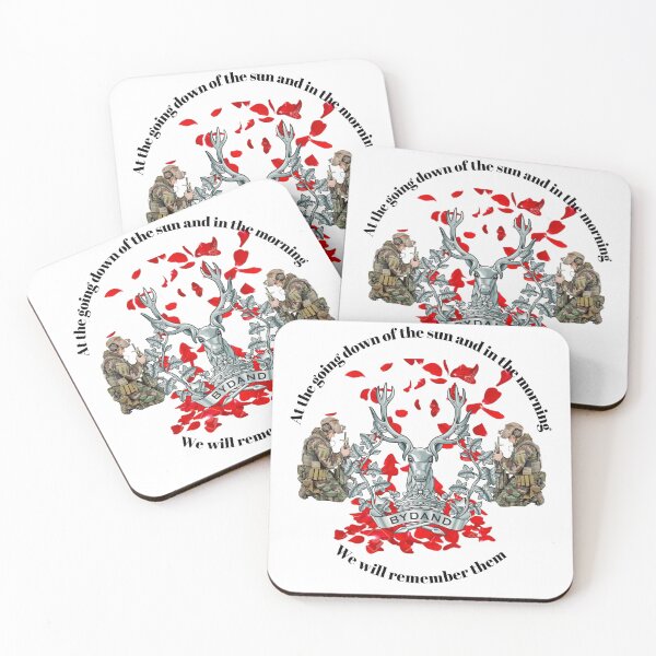 Item preview, The Gordon Highlanders We will remember them designed and sold by Bootneckstore.