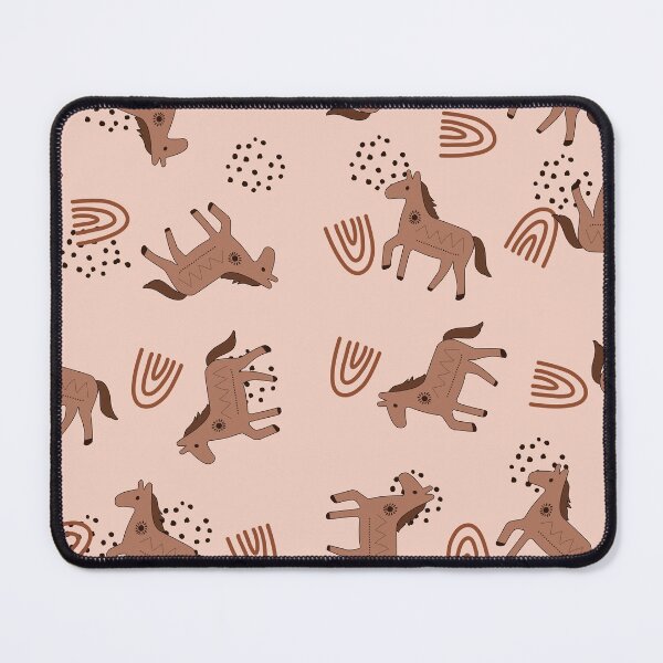 Item preview, Boho Horse Seamless Pattern | Tribal Wild Horse Design designed and sold by  Boho Vibes Studio.