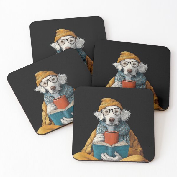 Item preview, Dog Reading A Book designed and sold by CrunchyGoats.