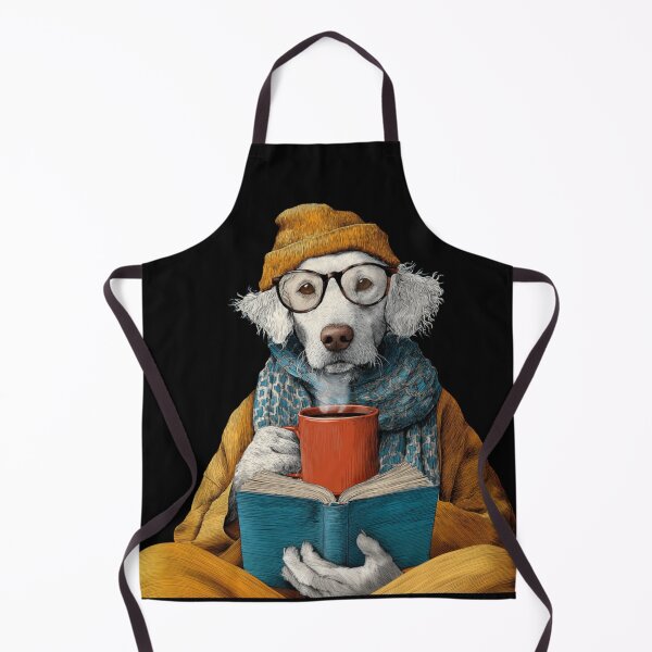 Item preview, Dog Reading A Book designed and sold by CrunchyGoats.