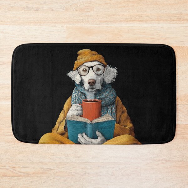 Item preview, Dog Reading A Book designed and sold by CrunchyGoats.